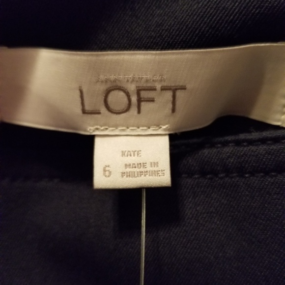 Ann Taylor Loft Navy Sailor Pants NWT - Picture 3 of 5